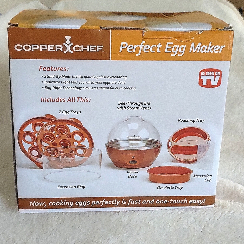 COPPER CHEF PERFECT EGGMAKER - Picture 4 of 8